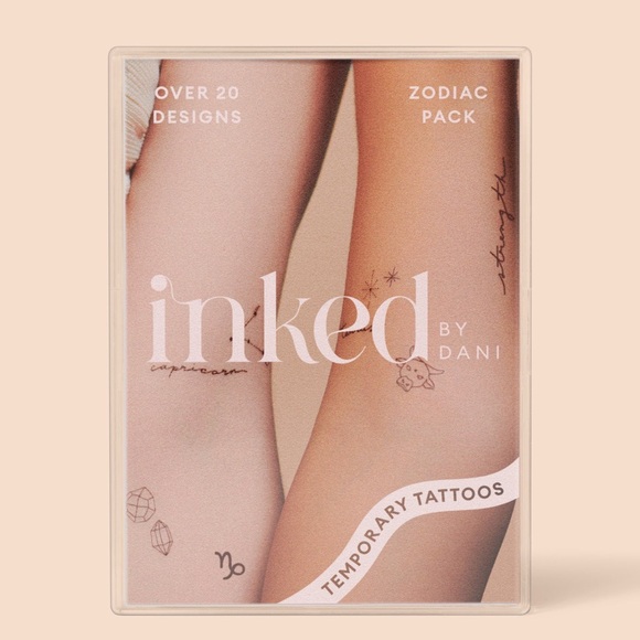 💜 Inked by Dani Temporary Tattoos Zodiac Pack: Earth Signs - NWT - Picture 5 of 7